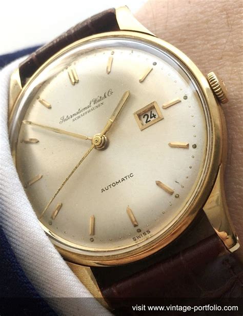 vintage iwc wrist watches